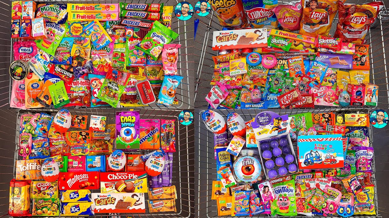 A Lot of Candy 2026 Киндер Сюрприз Маша и Медведь, Роблокс, Влад А4, Леди Баг и Супер-Кот, Milka