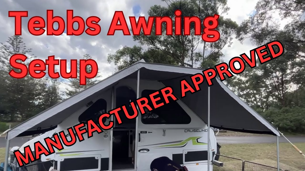 One Person Awning Setup - Take 2 - Alpine Annexes Awning Setup - Avan Tips and Tricks