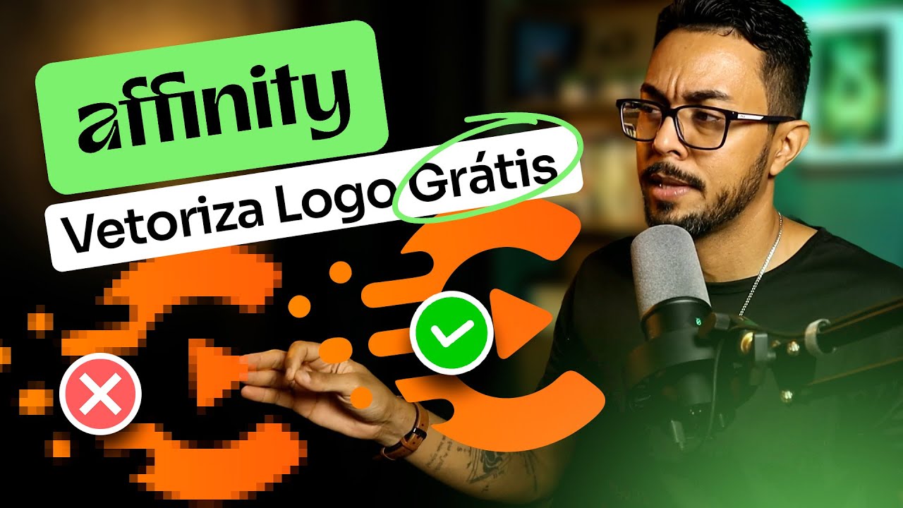 Como Vetorizar LOGOTIPO (De Gra&ccedil;a com o Novo Affinity)