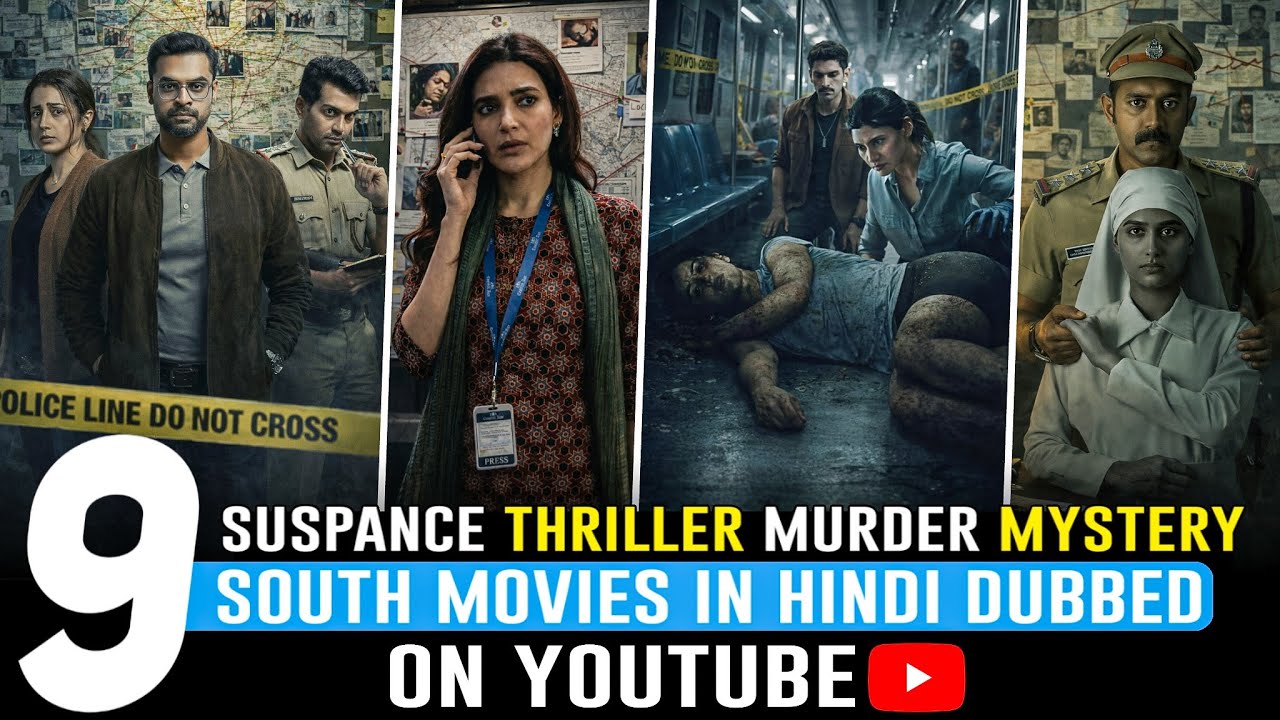 Top 9 New South Indian Suspense Thriller Movies in Hindi 2026 | South Murder Mystery Movies in Hindi