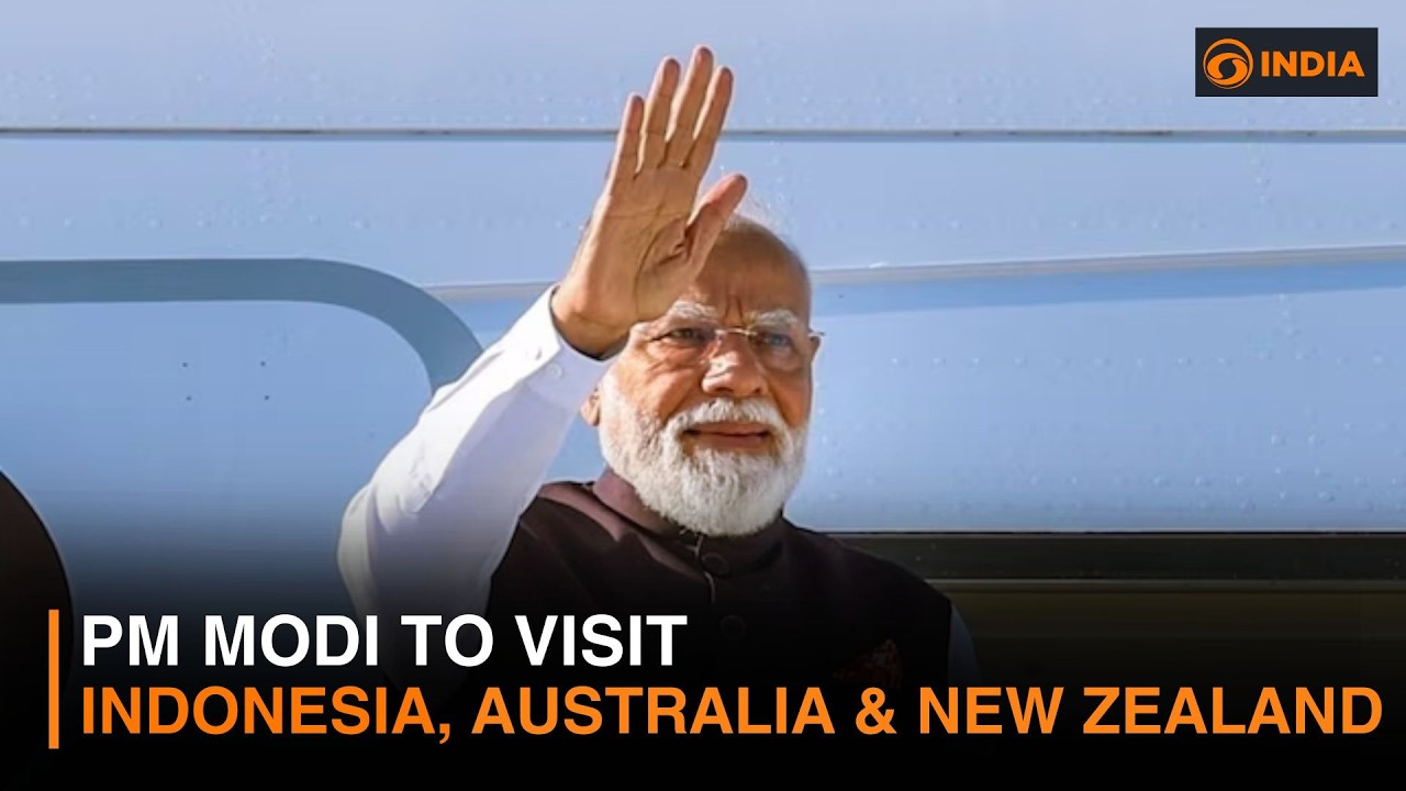 PM Modi embarks on 3-nation tour to Indonesia, Australia, New Zealand & more | DD India News Hour