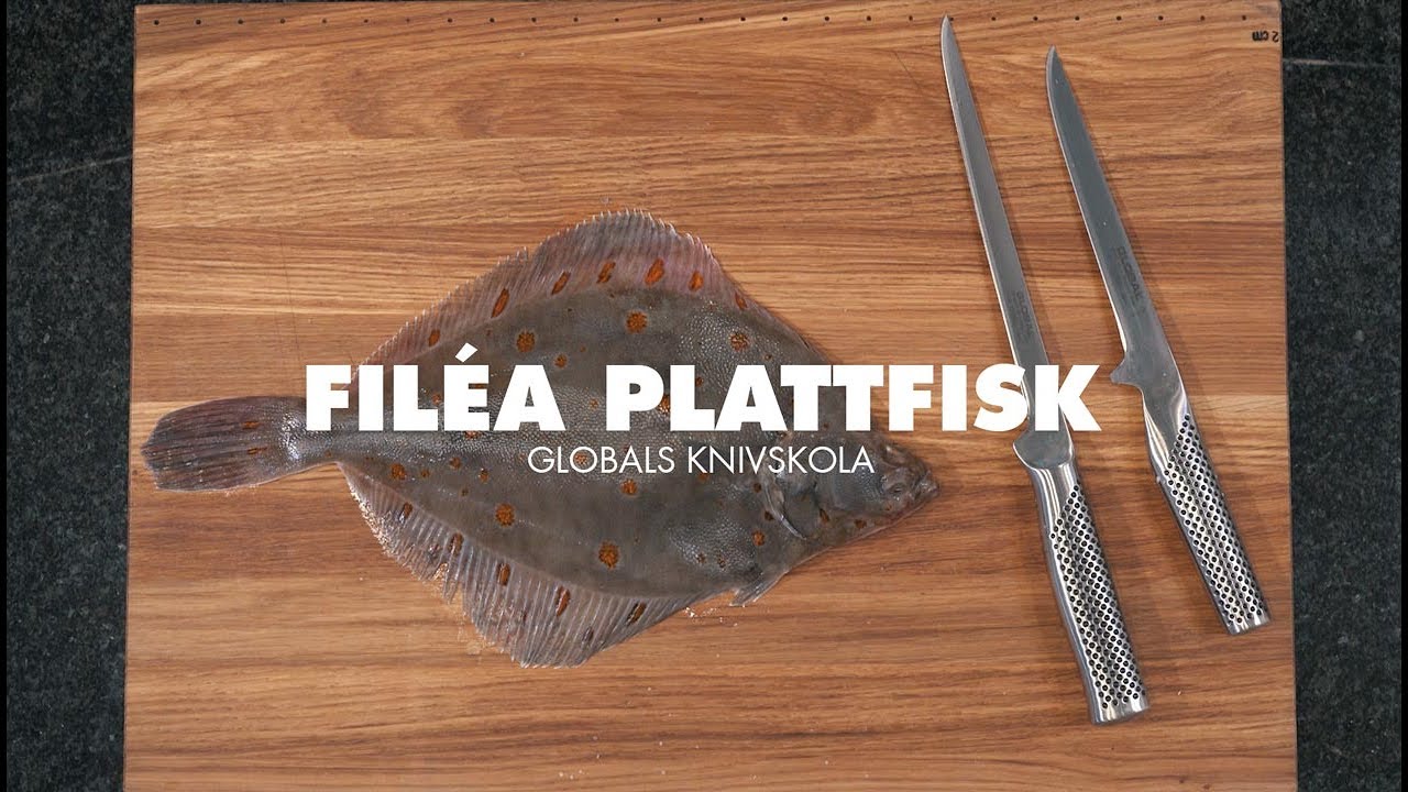 Globals knivskola: Filéa plattfisk
