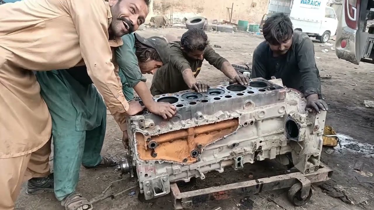 Complete Restoration 6 Cylinder Diesel Engine ZHONGTONG YUTONG Bus [YUCAHI VECHAI Rebuild] LCK6128H