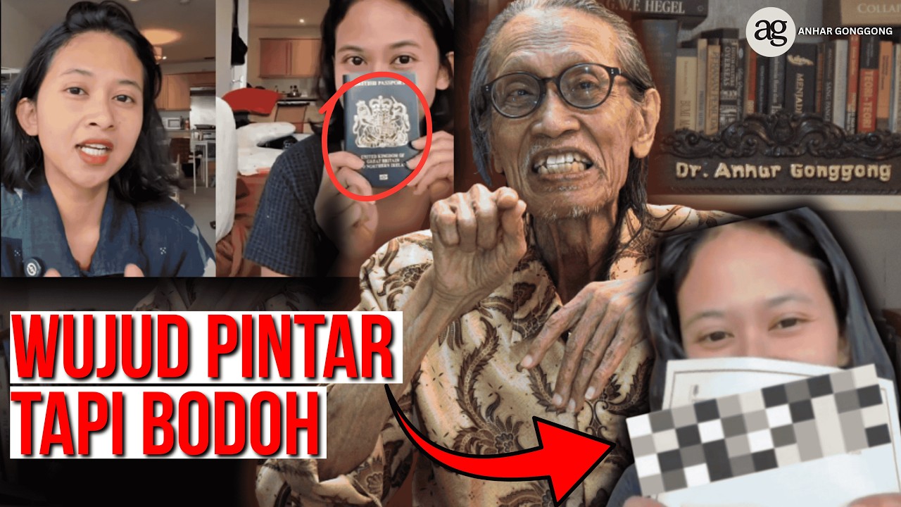 DIBIAYAI NEGARA, MALAH BANGGA PASPOR INGGRIS? Anhar Gonggong Murka!