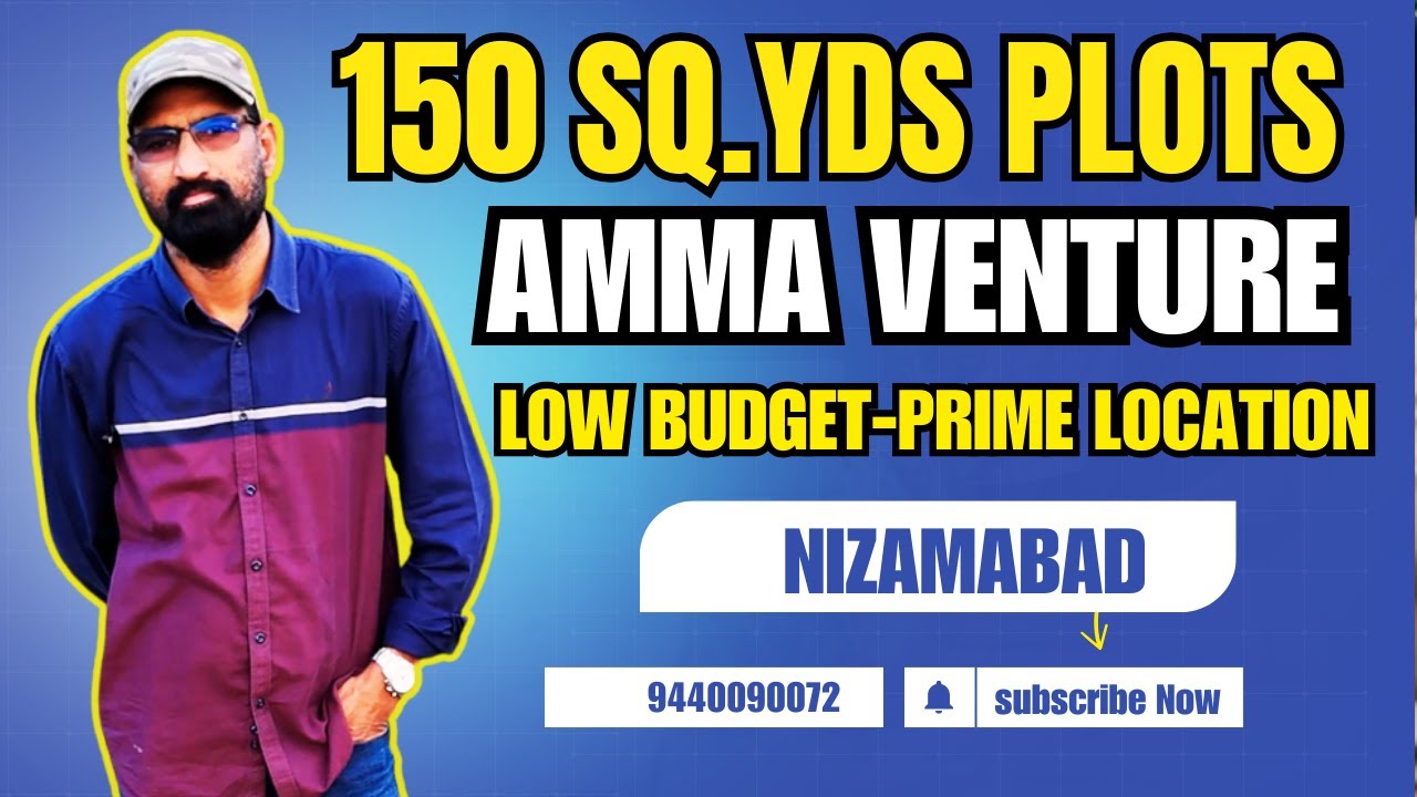 #nizamabad #vinayaka Nagar లో 150 గజాల 6 #primeplots –Best Investment ,Ready-to-Build Plots for Sale