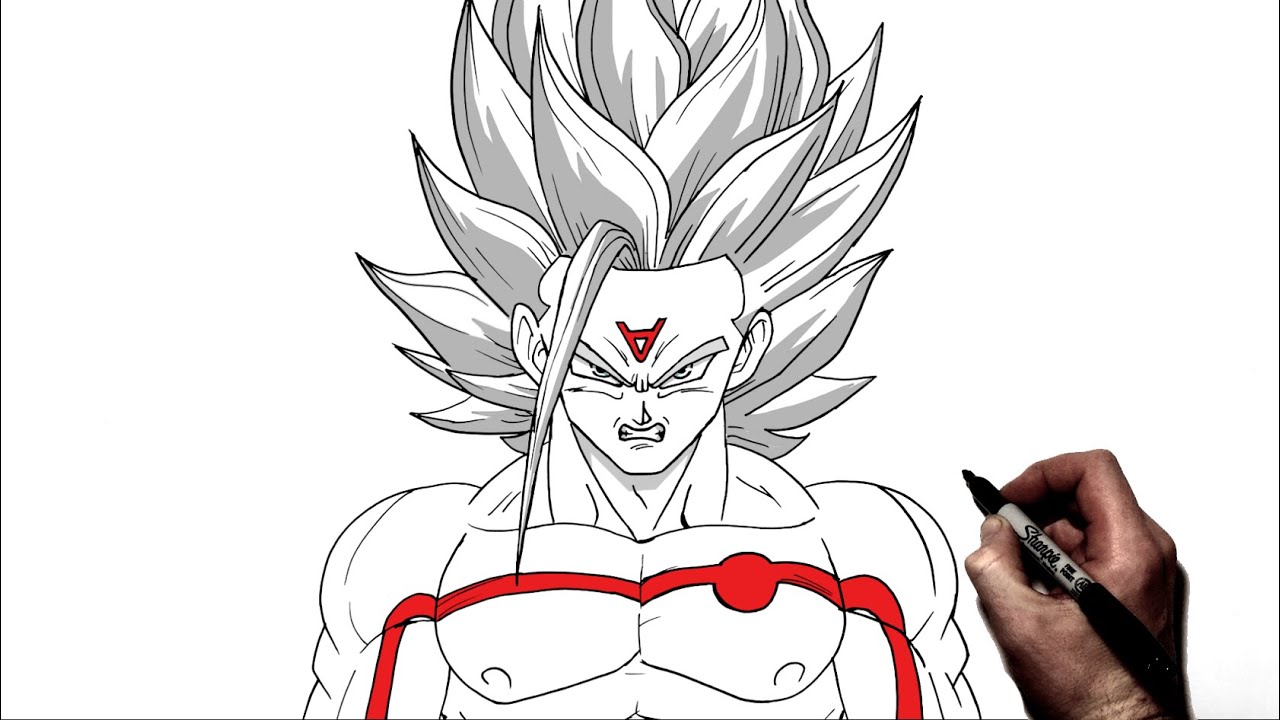 How To Draw Omni Goku | Step By Step | Dragonball