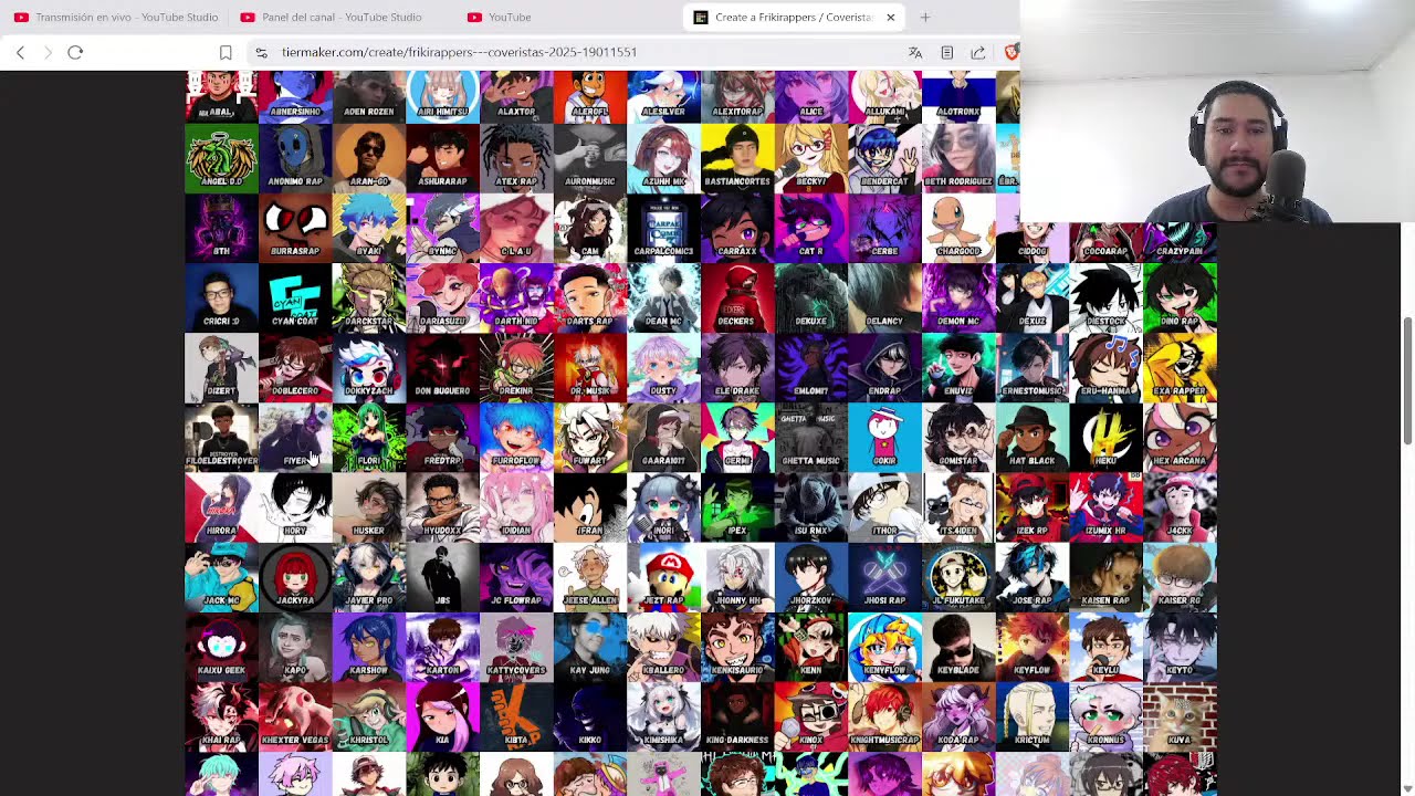 Frikirappers / Coveristas 2025 Tier List EN VIVO viendo videos