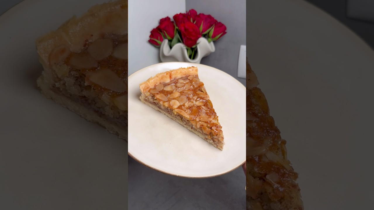 Mandel-Tarte #tarte #almonds #recipe #cake #fypシ