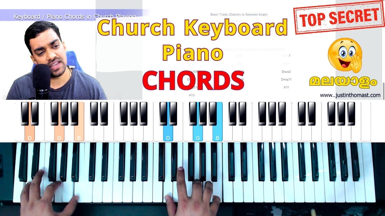 Church Keyboard Chords Malayalam | Advanced Chording Techniques for Christian Worship