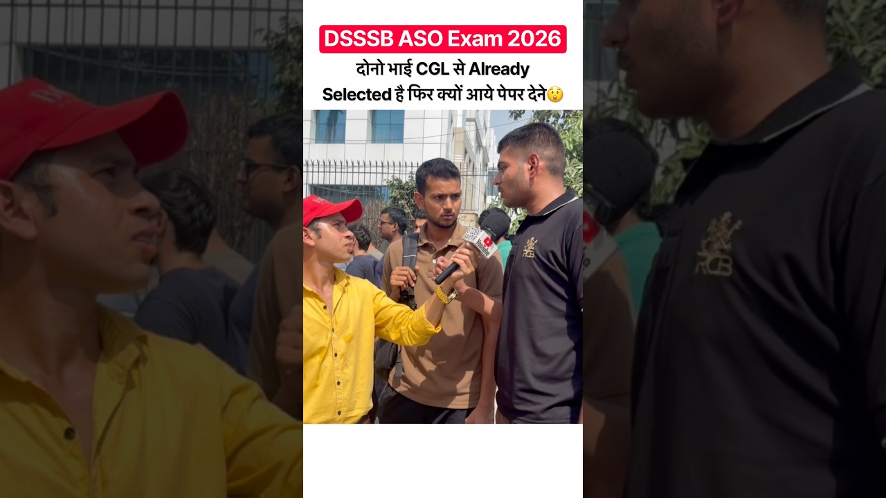 DSSSB ASO exam review today| DSSSB ASO DASS Grade 2 #dsssb #ytshorts