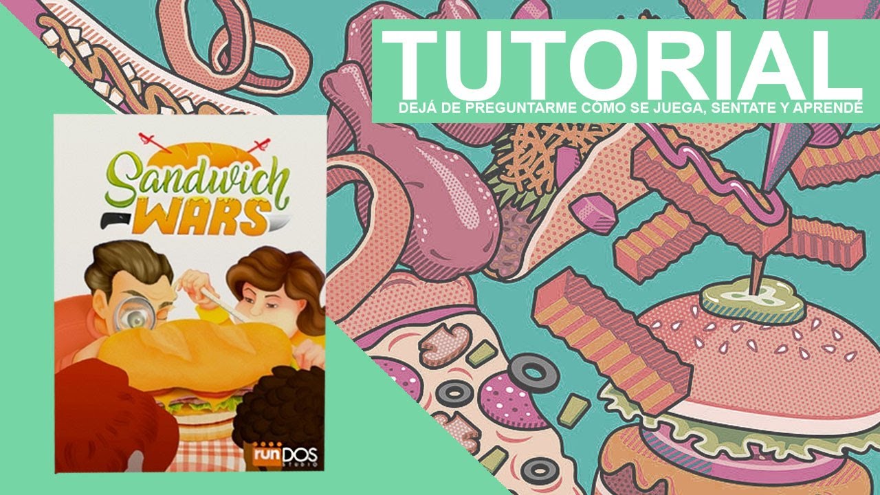 Cómo jugar: SANDWICH WARS // ¡Un juego de mesa de SANGUCHES!