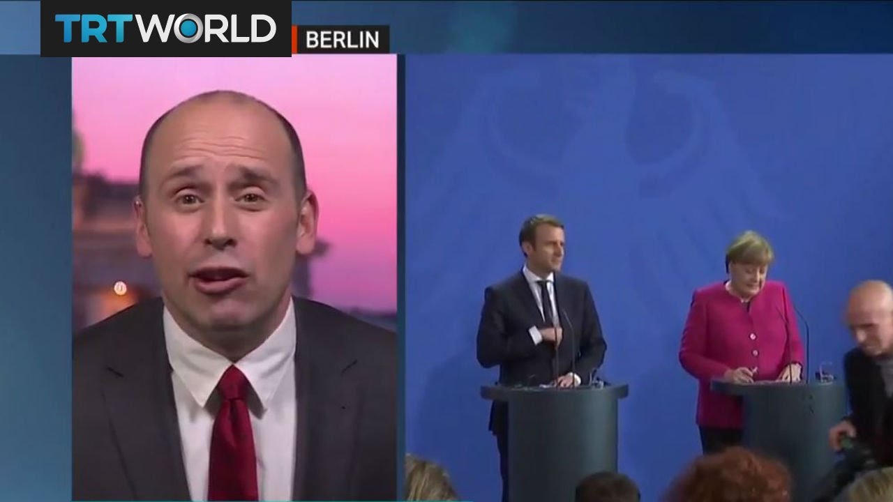 Merkel and Macron discuss relations, EU future