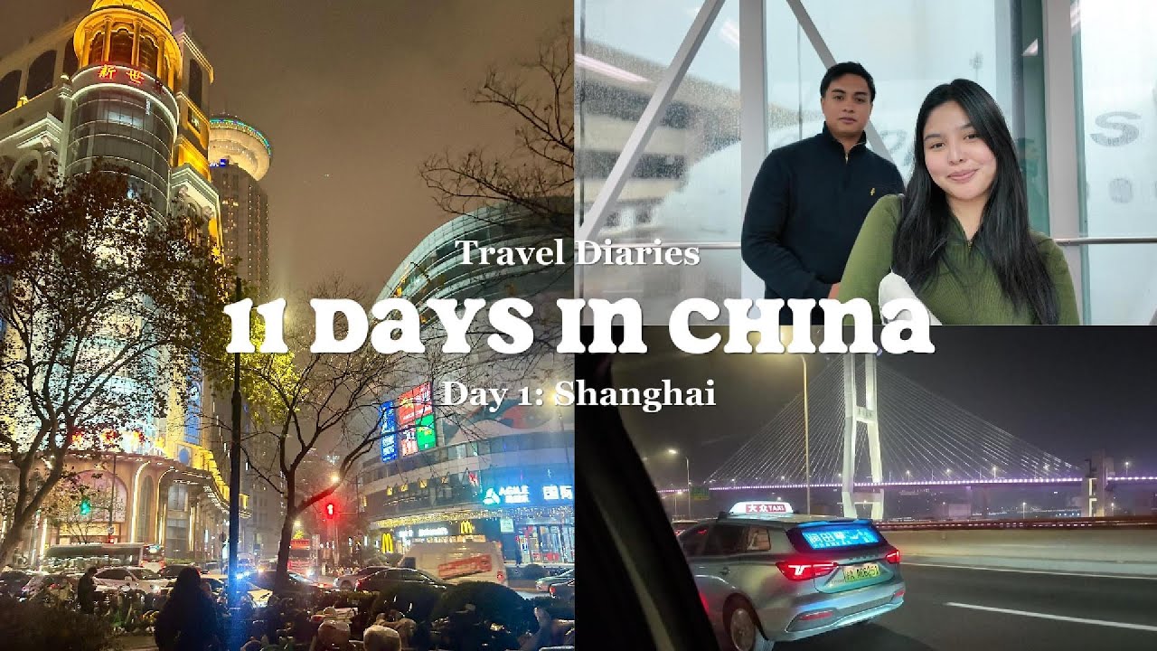 FIRST DAY IN CHINA 🇨🇳 | Manila to Shanghai, Maglev Train & First Impressions