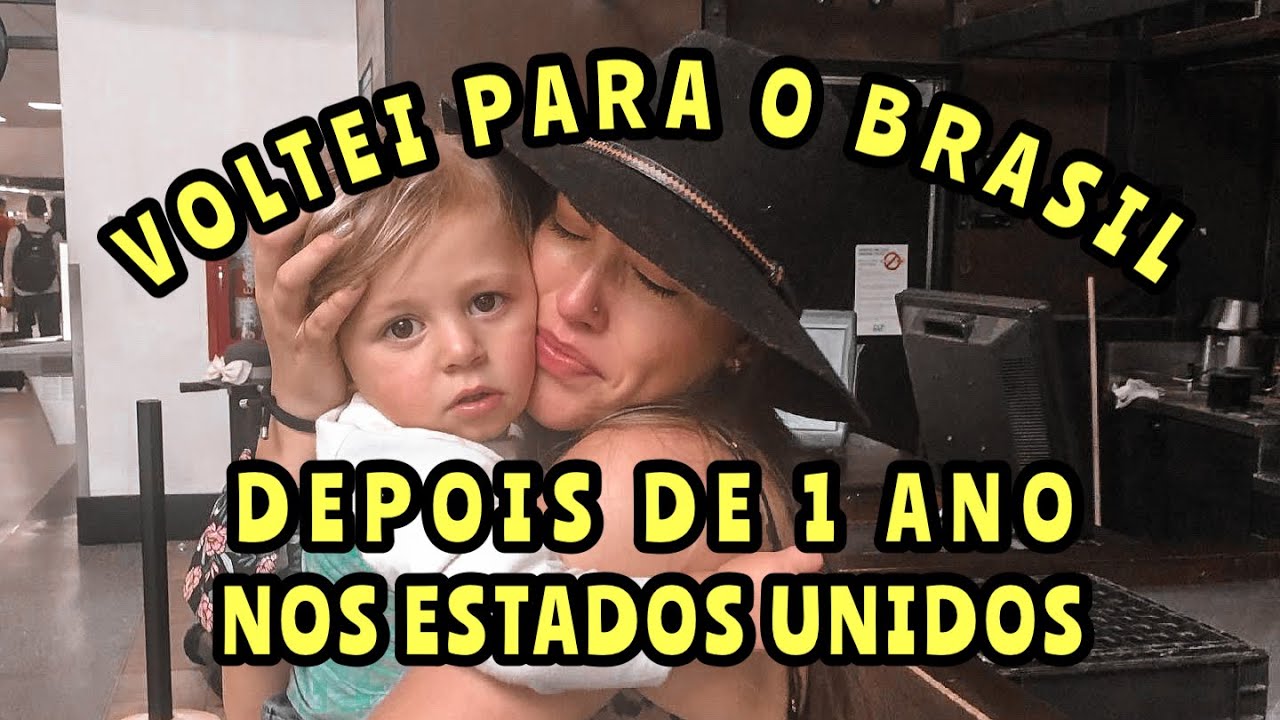VOLTEI PRO BRASIL DEPOIS DE UM ANO COMO AU PAIR | Despedida e reencontro.