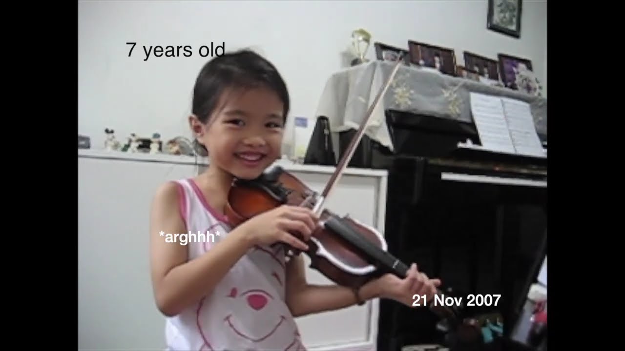 My Violin Progress (age 7.5 to age 23)