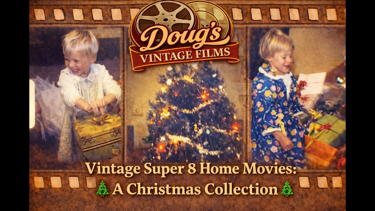Vintage Super 8 Home Movies: 🎄 A Christmas Collection 🎄 #lifeinreels #filmarchiving #super8