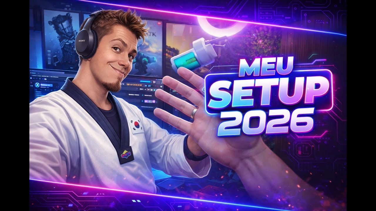 MEU SETUP GAMER 2026 ATUALIZADO🔥