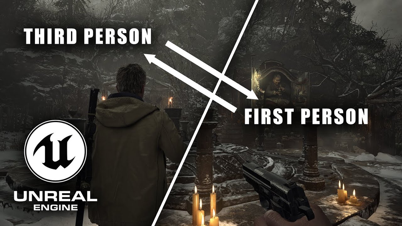 Transition Back & Forth From 1st to 3rd Person Camera in Unreal Engine 5