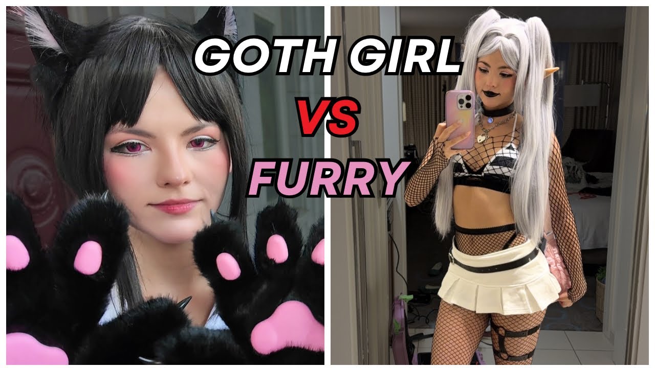 GOTH FRIEREN & FURRY COSPLAYS AT OTAKON