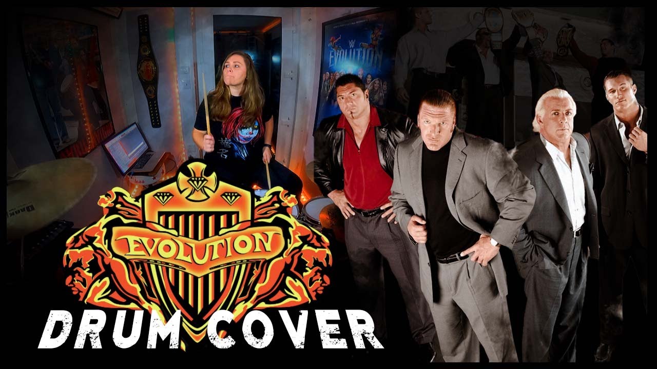 WWE EVOLUTION THEME DRUM COVER - MOTORHEAD - LINE IN THE SAND