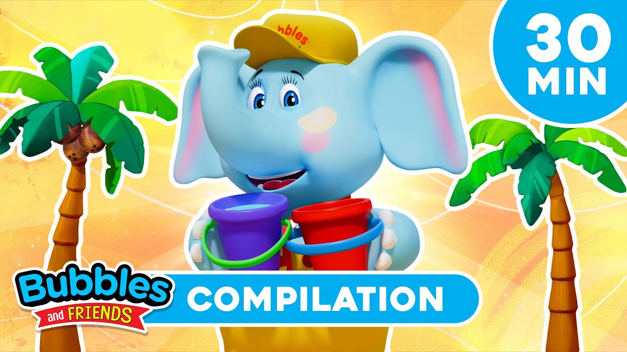 🌞 Beach Adventures, Pirate School & Animal Fun! | Learn & Explore with Bubbles 🏝️🦜🦕