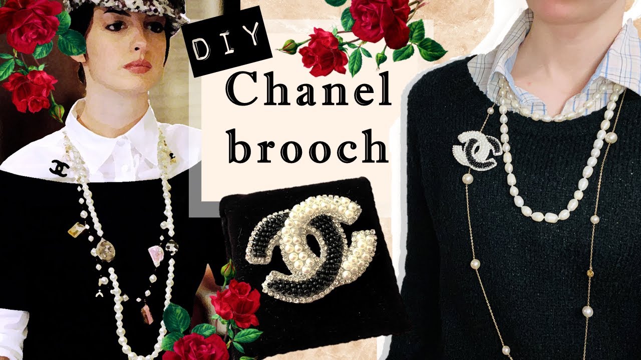 Chanel brooch making #2| DIY | *The devil wears Prada inspired* | CC pearl beaded brooch tutorial✨