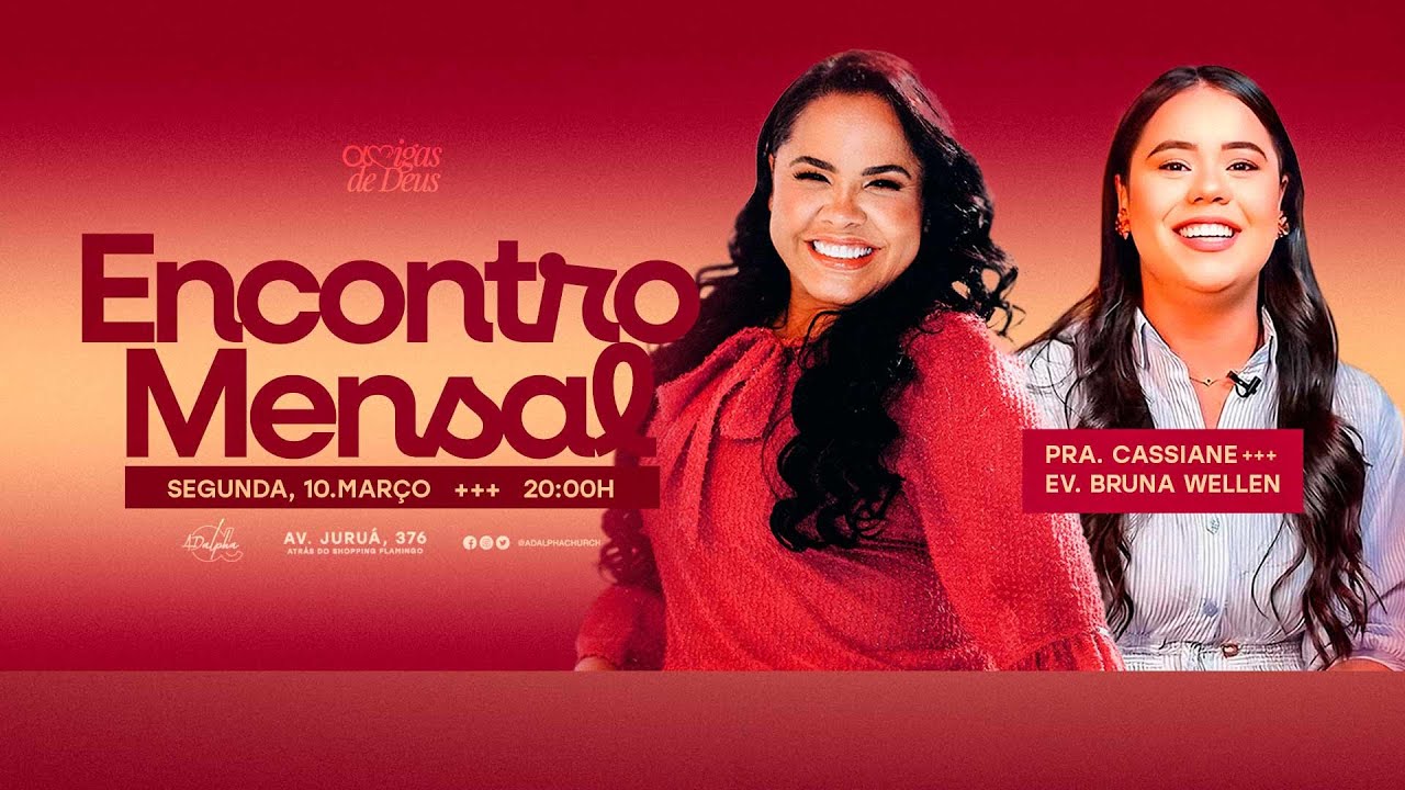 #Adalphachurch | Bruna Wellen | SEGUNDA 20h