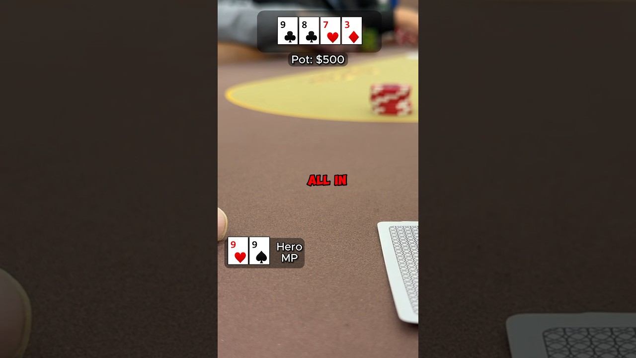 ALL-IN on the TURN!! No FREE card!! 