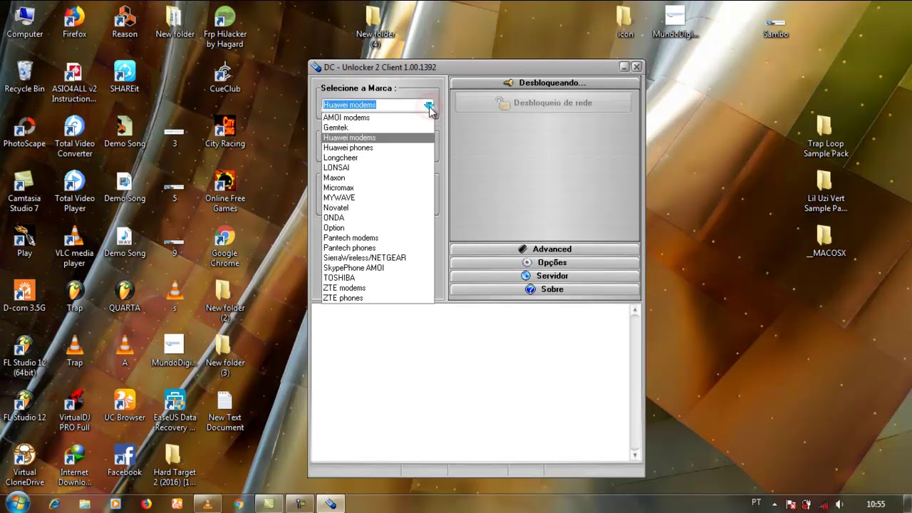 Como desbloqueiar MODEM da Movitel Vodacom e Mcel para todas operadoras usando DC unlocker