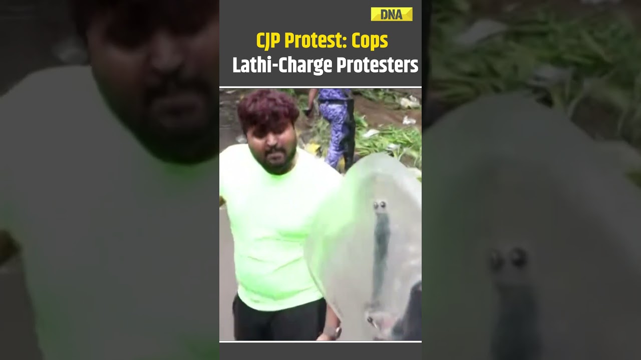 CJP Protest: Cops Lathi-Charge Protesters| Sansad Chalo March | Abhijeet Dipke