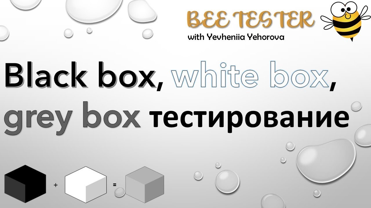 Тестирование стратегиями черного, белого, серого ящика. Black box, White box, Grey box.