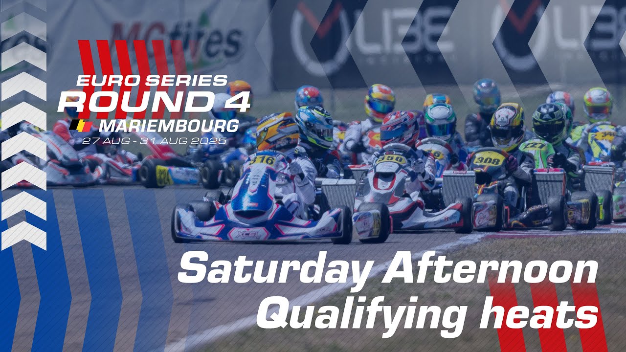 Saturday Afternoon Qualifying Heats | Round 4, Mariembourg, Belgium | IAME Euro Series 2025