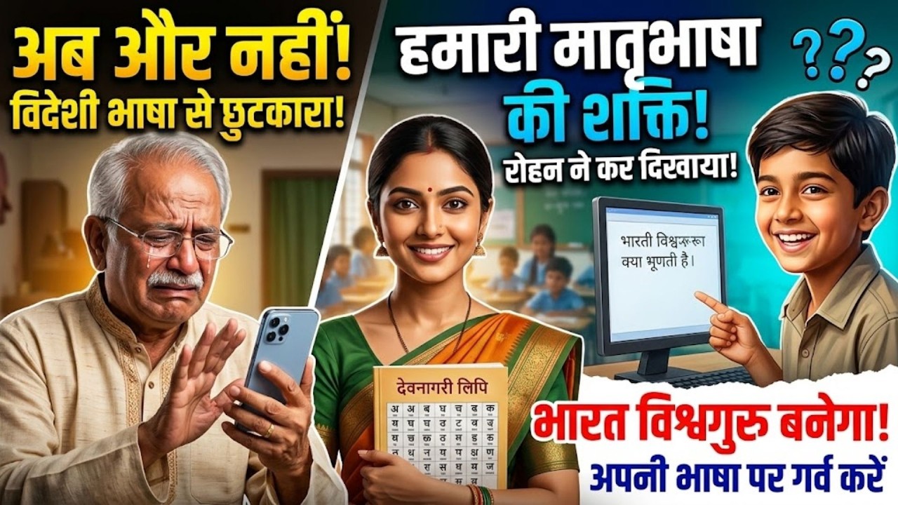 [कड़वा सच] सबसे बड़ी गलती: हम [अंग्रेजी] के जरिए अपनी [भारतीय बुद्धिमत्ता] को नष्ट कर रहे हैं!