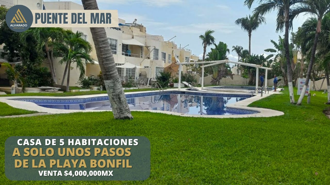 Solo pasas la calle para llegar a la PLAYA | CASA en PUENTE DEL MAR $4 Millones de pesos