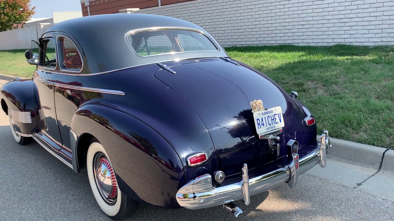 Restored 1941 Chevrolet Master Deluxe Coupe for sale auto appraisal  $38,500 or best 800-301-3886