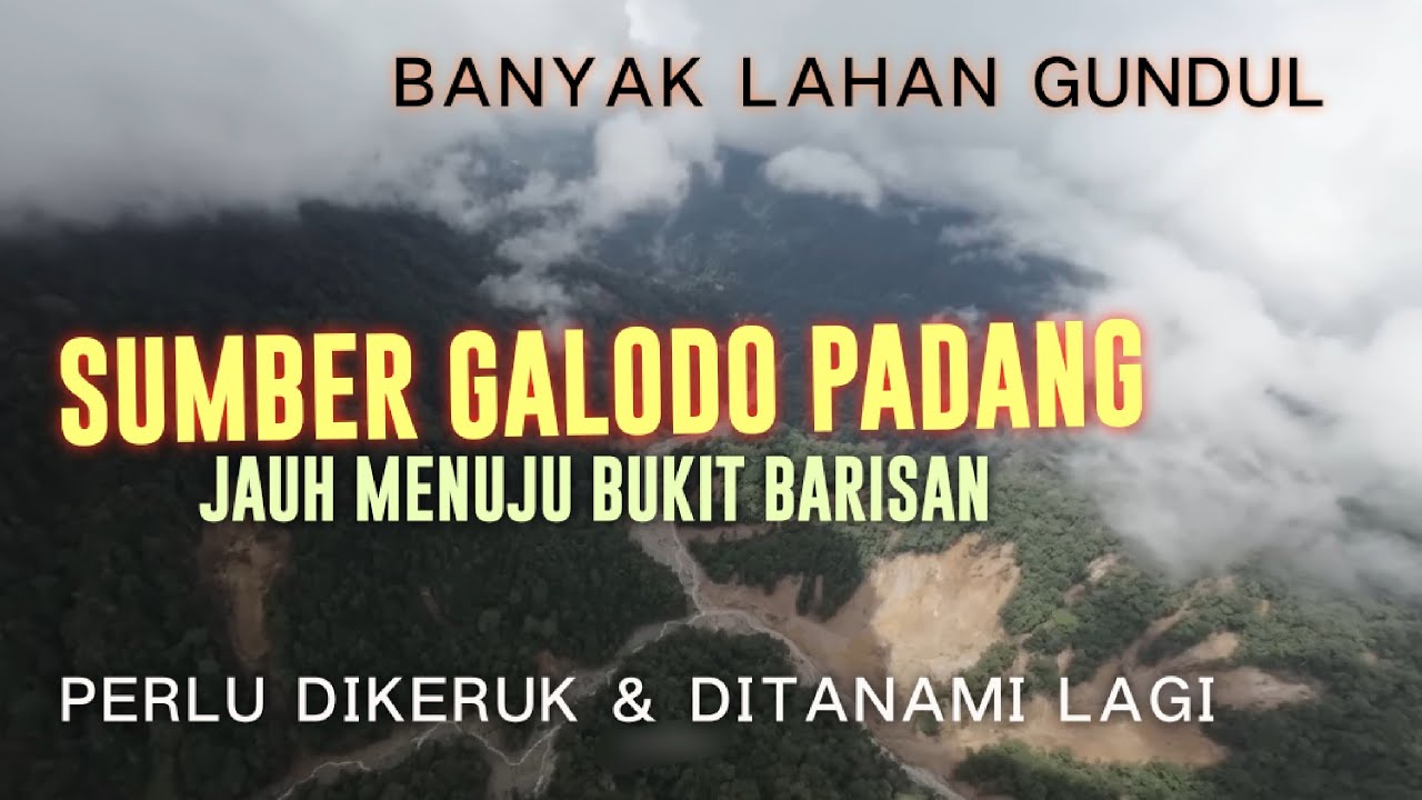 MENGERIKAN ❗❗HULU GALODO PADANG 10 KM KE BUKIT BARISAN
