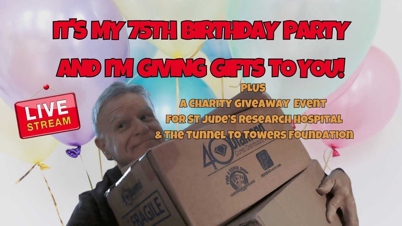 75 th Birthday Giveaway and Charity event. 