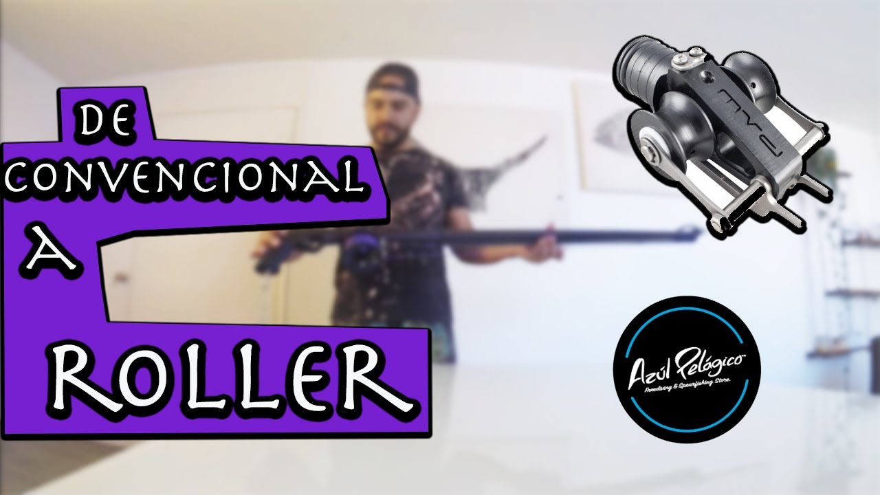 Modificación Arpón Rob Allen Convencional a Roller Speargun