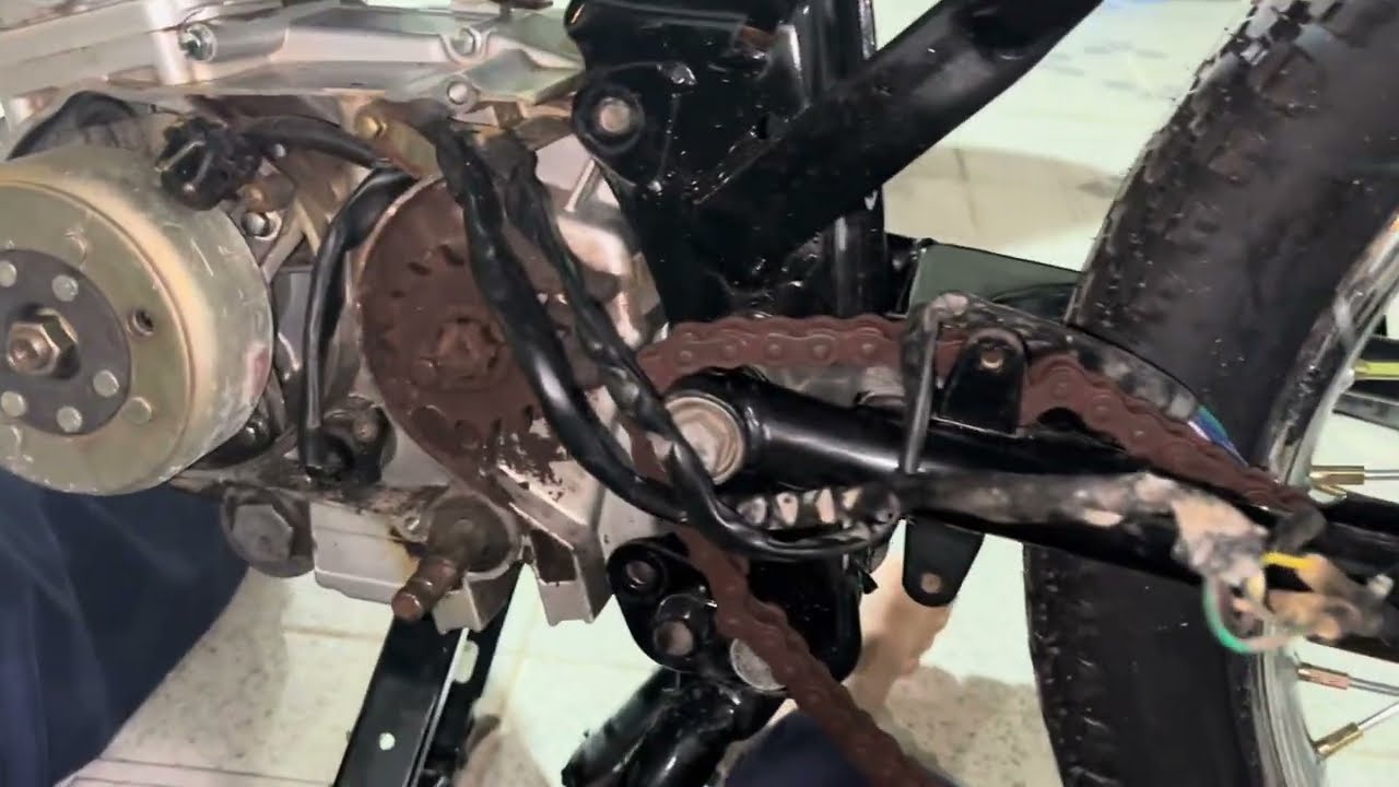 مراحل تجديد دباب حجم ١٥٠ محمودي الجزء الثالث