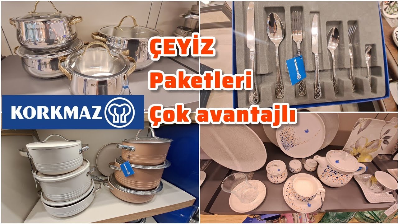 Korkmaz da çeyiz paketleri çok avantajlı‼️ çeyiz alışverişi | çeyizlik ürünler | çeyiz mağazası turu