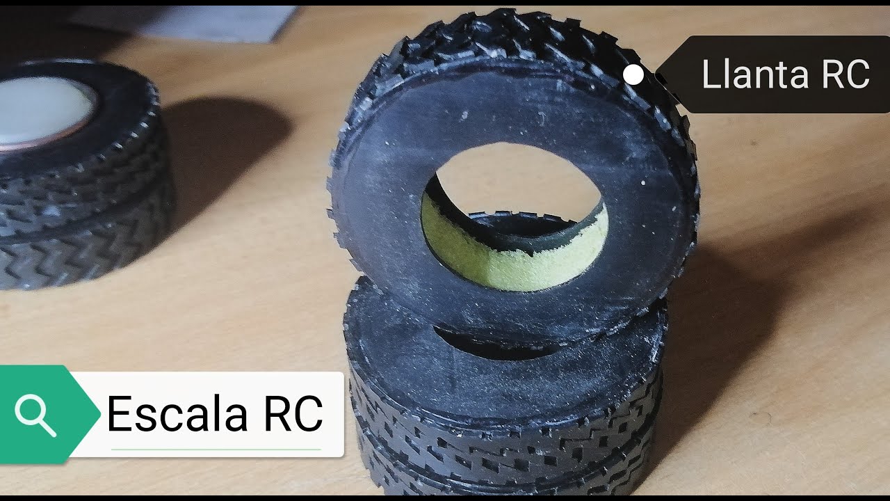 llantas caseras para camión a escala RC  (llantería la redonda)