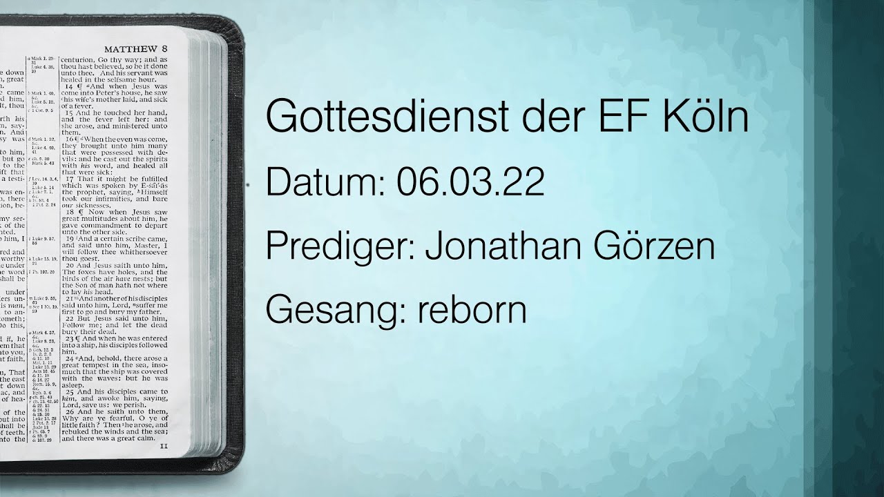 Taufgottesdienst der EF Köln // 06.03.22