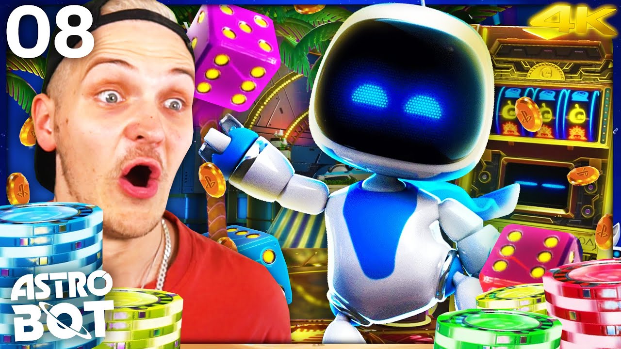 Let's Play Astro Bot #08 🌌🤖 Zeitlupen-Casino, Gl&uuml;hbirnen-Limbo & Berstende Boxel