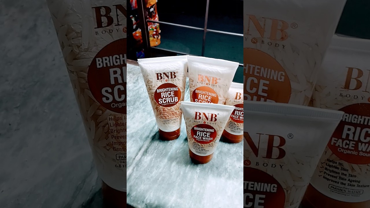 BNB Brightening Rice Scrub rate?? BNB Rice Face Wash 120ml rate?? #BNB #Ricescrub #skincare #sikn