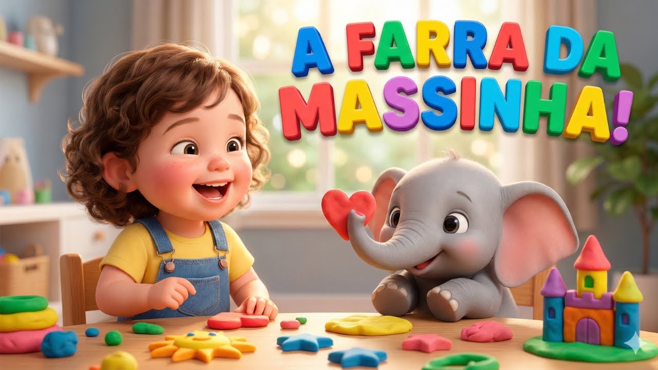 A FARRA DA MASSINHA! 🌈 Crie e Brinque com Memória de Elefante!