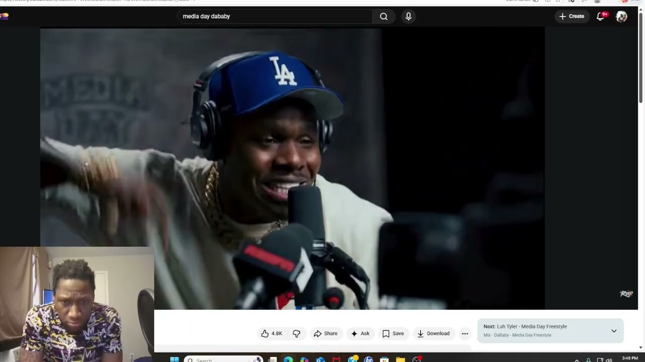 DABABY MEDIA DAY FREESTYLE REACTION FIREEEE LEGOOO!!!