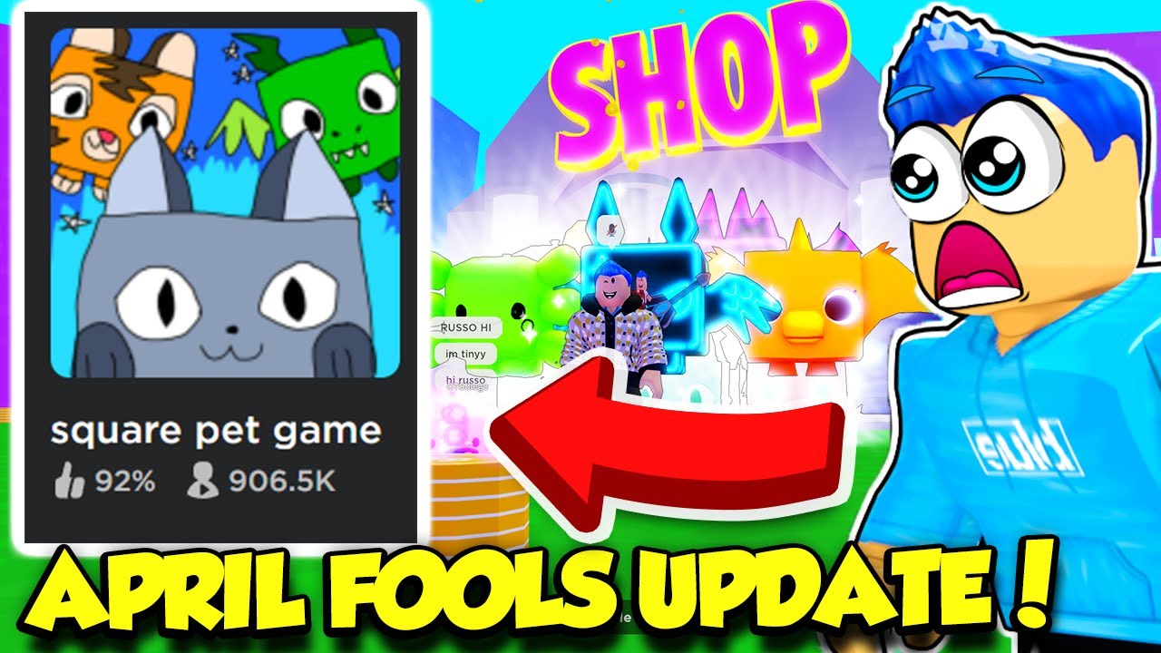 The APRIL FOOLS Update Is HERE In Pet Simulator X AND IT'S AMAZING!