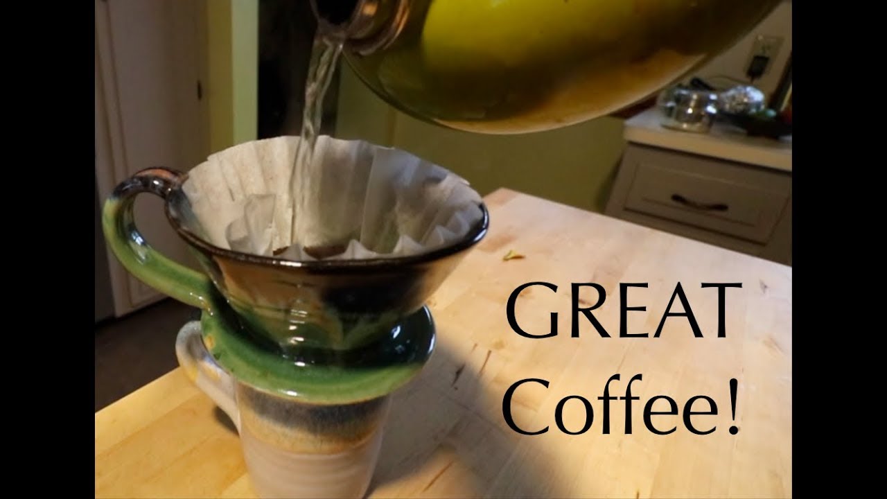 How to make a Ceramic Coffee POUR OVER!!