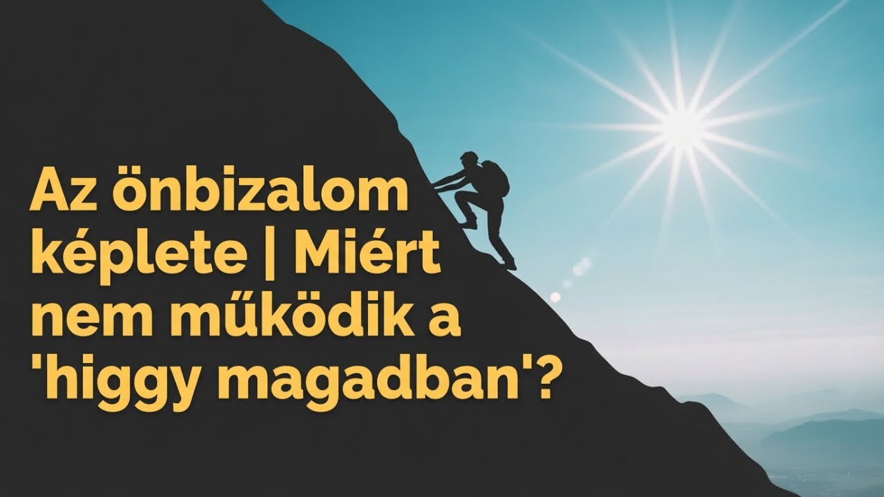 Hogyan építs valódi önbizalmat | Nem a hiedelmek útján