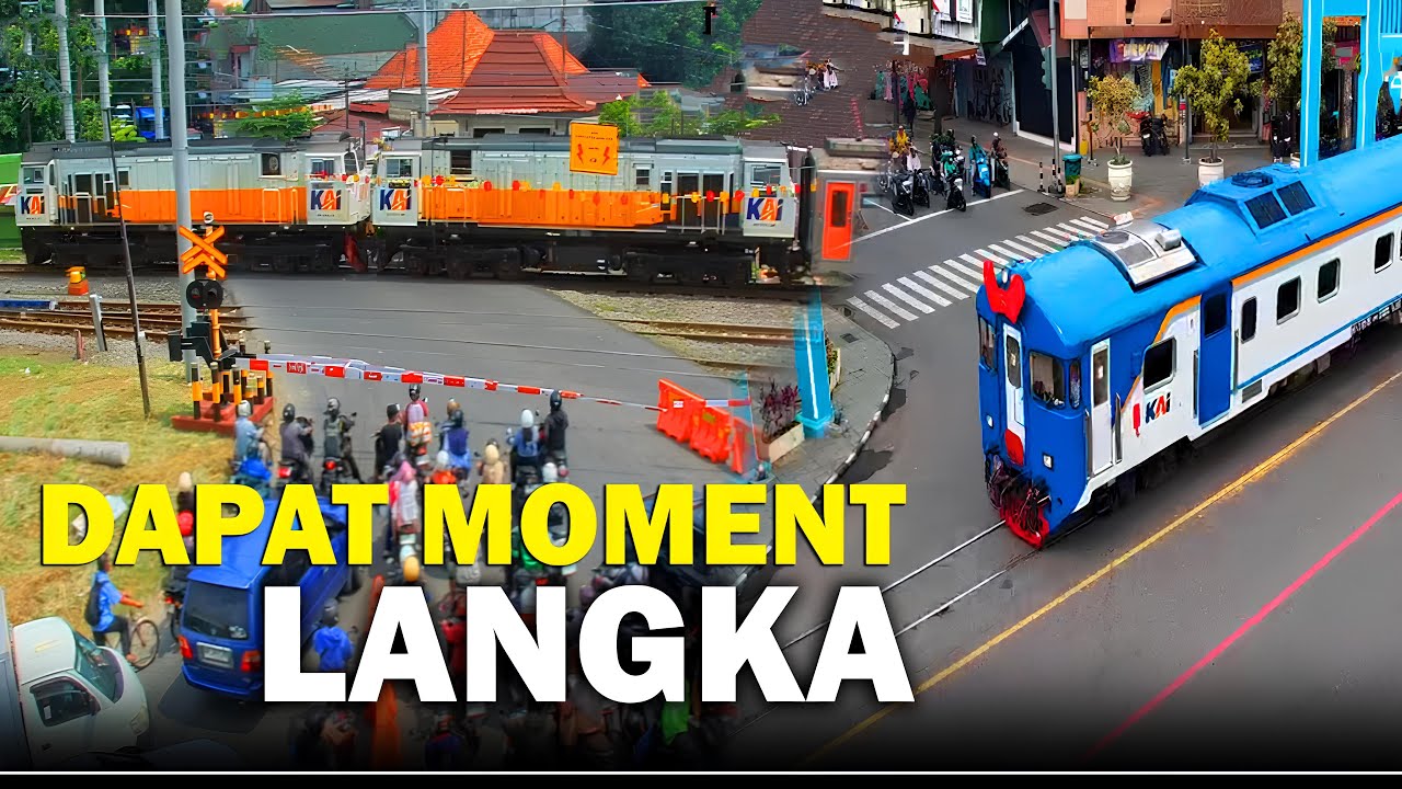 Momen Langka | Pantau CCTV Kereta Mudik #1 | CCTV Perlintasan Kereta Api Indonesia